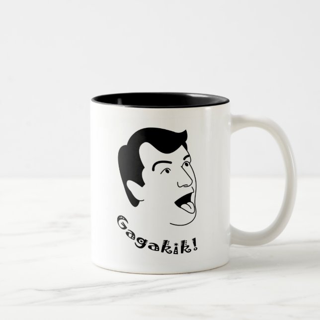 Café Em Dois Tons Caneca de Gagakik (Direita)