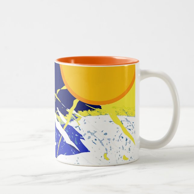 Café Em Dois Tons Caneca de "gelo Norweigan " (Direita)