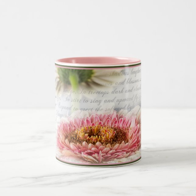 Café Em Dois Tons Caneca de Gerber da morango (Centro)