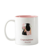 Caneca de Graduação Floral da Turma de 2026 – Pres