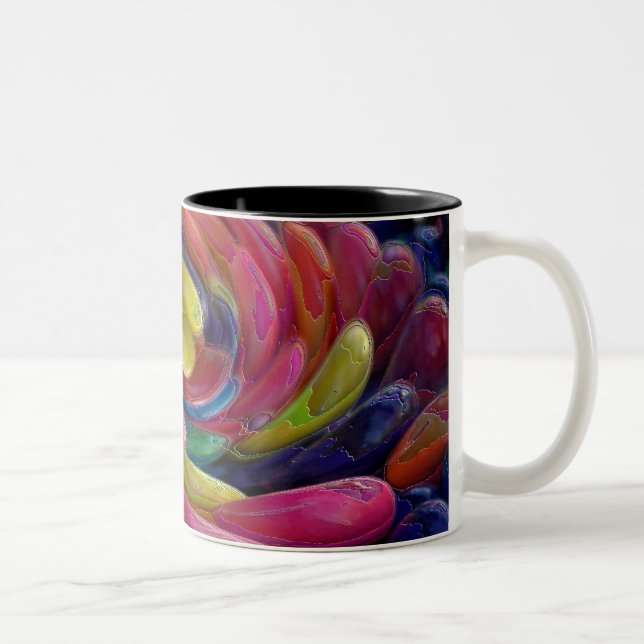 Café Em Dois Tons Caneca de Gumball SeaSwirl - Dois-tom com preto (Direita)