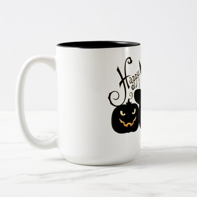 Café Em Dois Tons caneca de halloween (Esquerda)