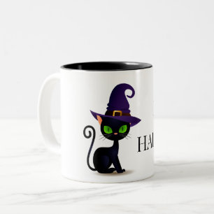 Café Em Dois Tons Caneca de Halloween