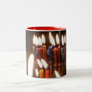 Café Em Dois Tons Caneca de Hanukkah