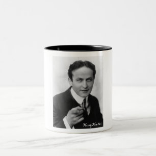 Café Em Dois Tons Caneca de Harry Houdini
