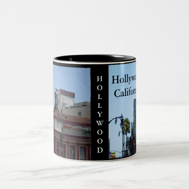 Café Em Dois Tons Caneca de HOLLYWOOD, CALIFÓRNIA (Centro)
