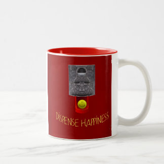 Café Em Dois Tons caneca de homem feliz