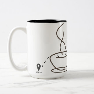 Café Em Dois Tons Caneca de Humor de Introvertido para Humanos Cansa