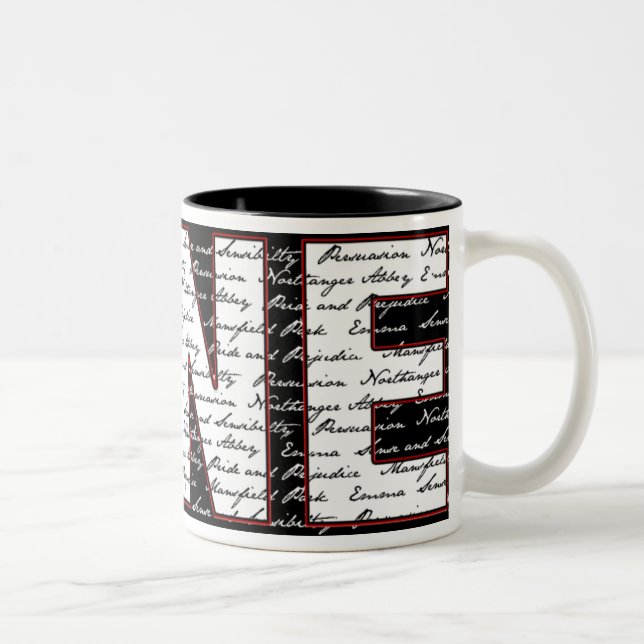 Café Em Dois Tons Caneca de JANE (Direita)