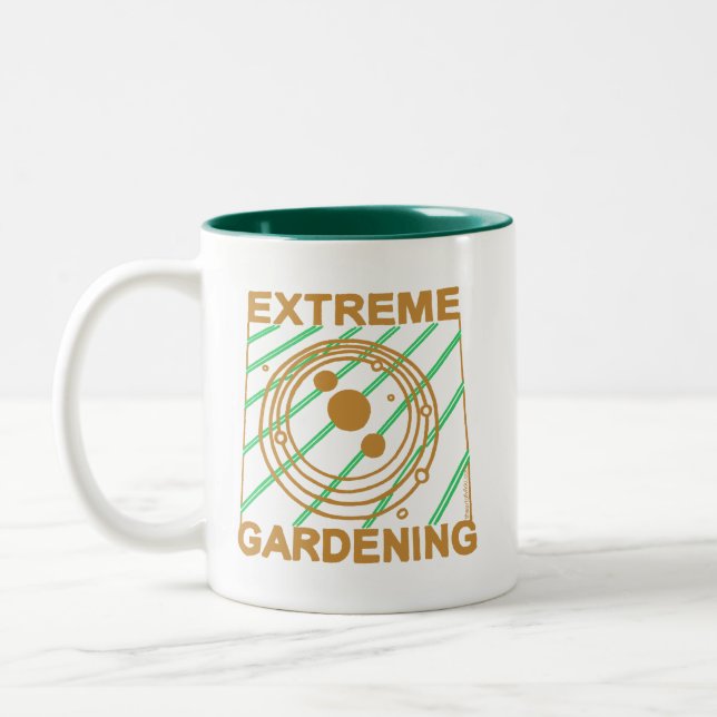Café Em Dois Tons Caneca de jardinagem extrema de Z (Esquerda)