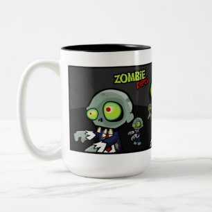 Café Em Dois Tons Caneca de Jim do zombi