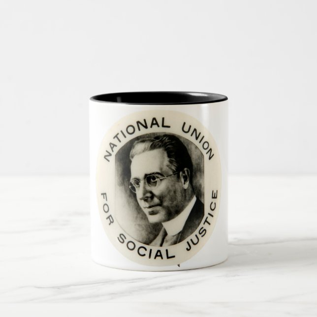 Café Em Dois Tons caneca de justiça social (Centro)