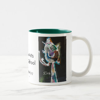 Café Em Dois Tons Caneca de KA-Sofia_N