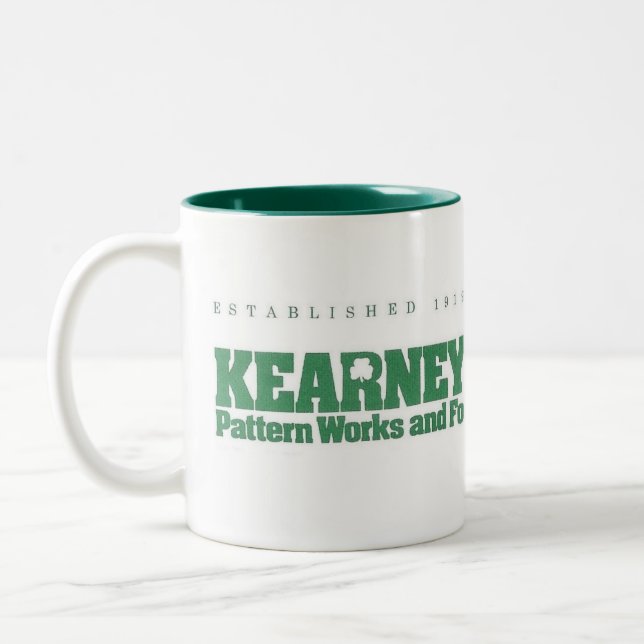 Café Em Dois Tons Caneca de Kearney (Esquerda)
