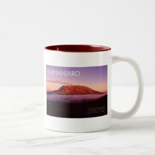 Café Em Dois Tons Caneca de Kilimanjaro