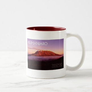 Café Em Dois Tons Caneca de Kilimanjaro