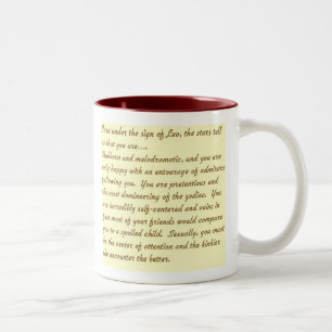 Café Em Dois Tons Caneca de Leo