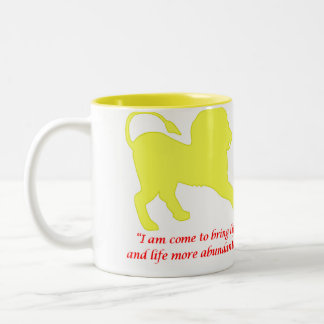 Café Em Dois Tons Caneca de Leo DreamMaker