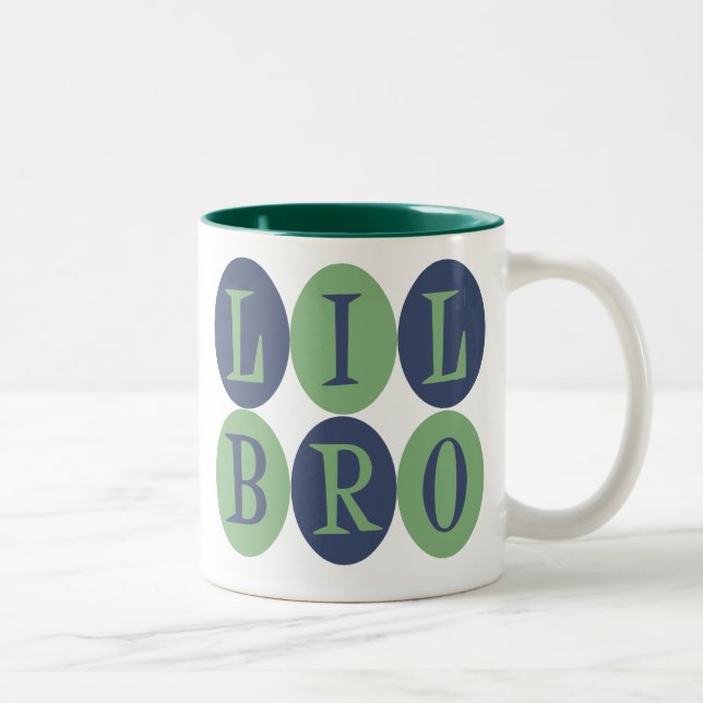 Café Em Dois Tons Caneca de Lil Bro (Direita)