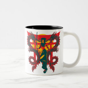 Café Em Dois Tons Caneca de Lilly do dragão
