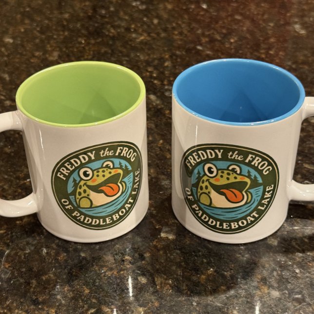 Café Em Dois Tons Caneca de Linn Valley, KS (Criador carregado)