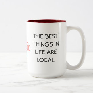 Café Em Dois Tons Caneca de LocalCentric
