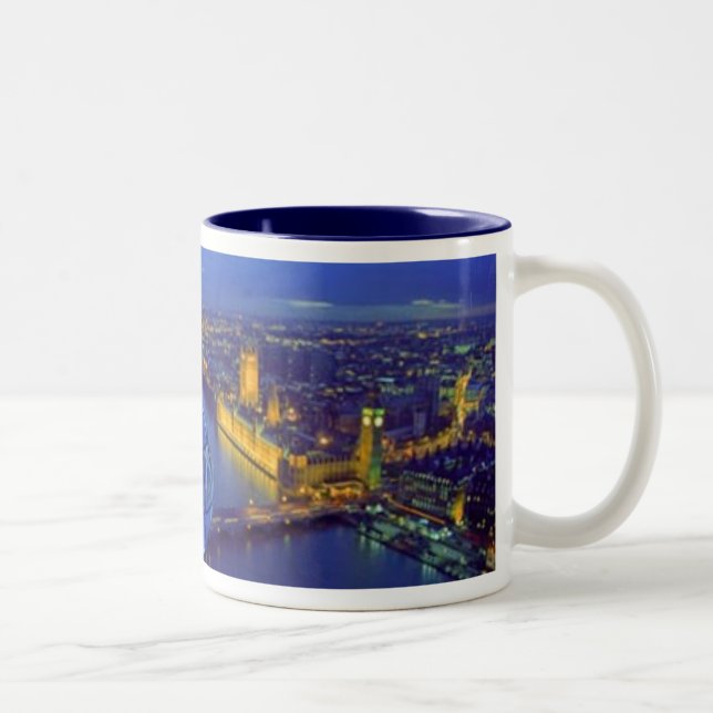 Café Em Dois Tons caneca de Londres (Direita)