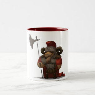 Café Em Dois Tons Caneca de luta da ram