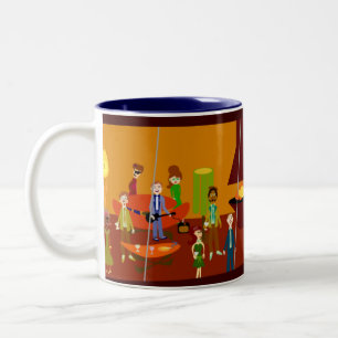 Café Em Dois Tons Caneca de luxe da casa do partido!
