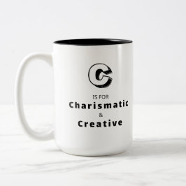 Café Em Dois Tons Caneca de Luxo Personalizada C - Elogio Criativo