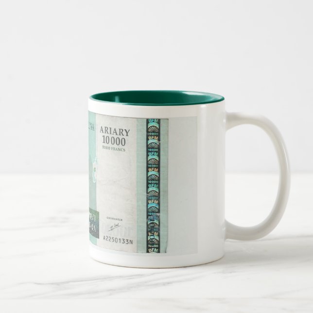 Café Em Dois Tons Caneca de Madagascar (Direita)