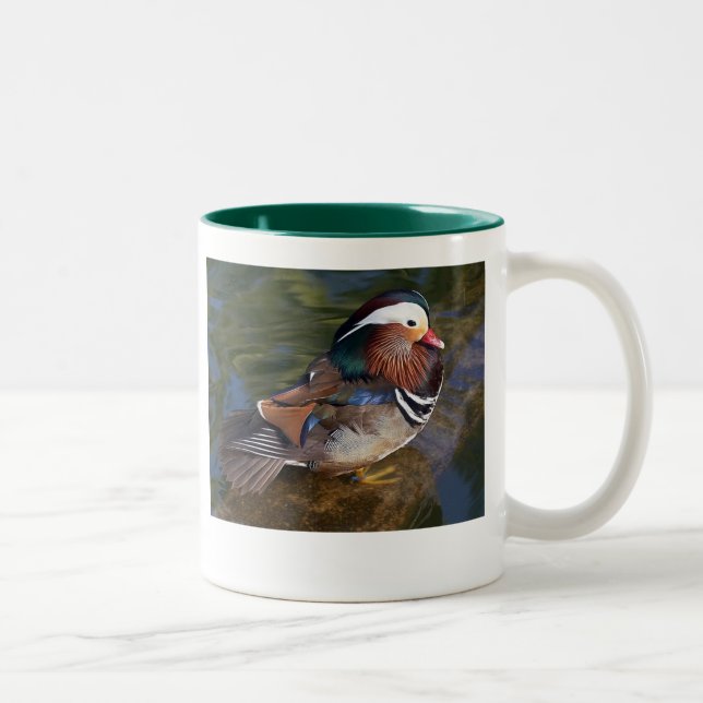 Café Em Dois Tons caneca de mandarina com duas tonalidades (Direita)