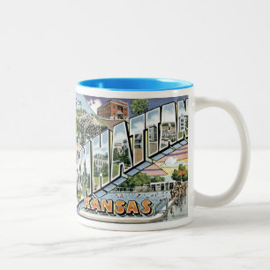 Café Em Dois Tons Caneca de Manhattan