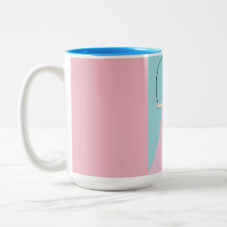 Café Em Dois Tons caneca de manto giro