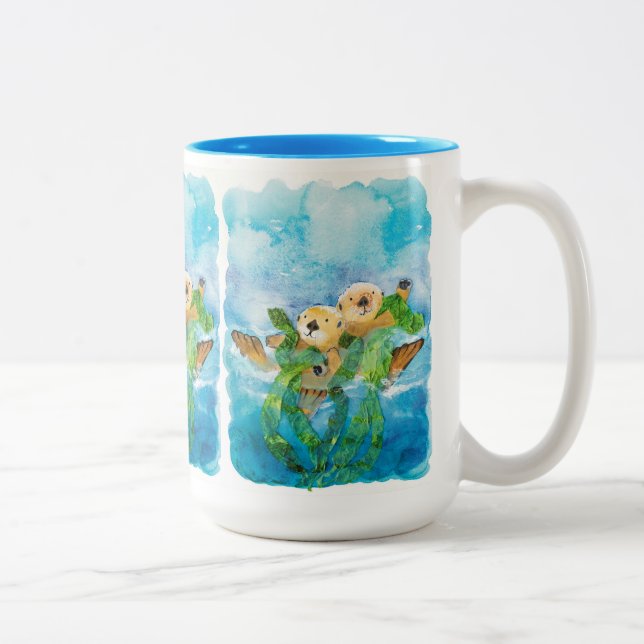 Café Em Dois Tons Caneca de Mar (Direita)