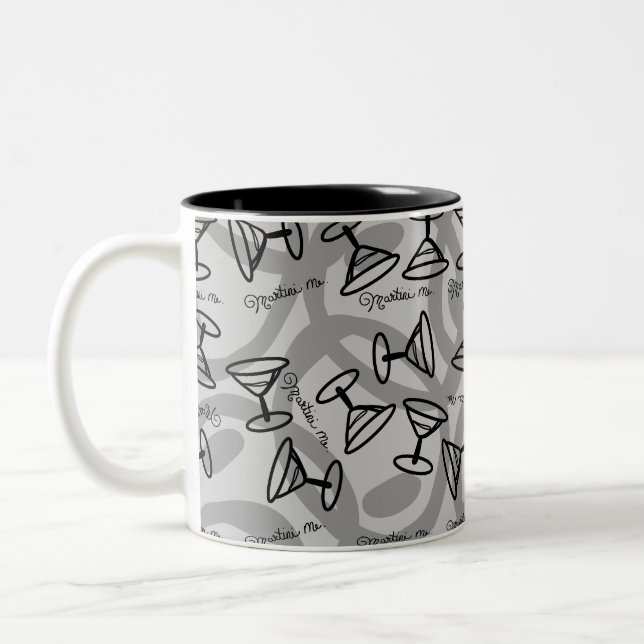 Café Em Dois Tons caneca de martini (Esquerda)