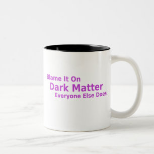 Café Em Dois Tons Caneca de matéria escura