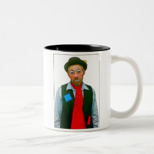 Café Em Dois Tons Caneca de McSilly das sapatilhas