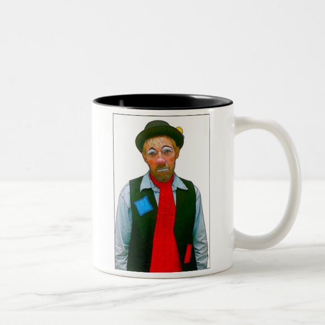 Café Em Dois Tons Caneca de McSilly das sapatilhas (Direita)