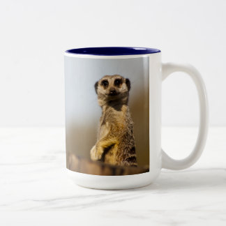 Café Em Dois Tons Caneca de Meerkat