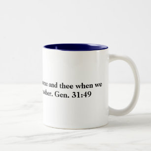Café Em Dois Tons Caneca de Mizpah