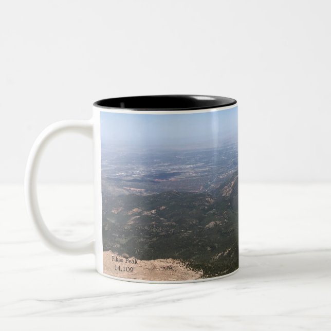 Café Em Dois Tons Caneca de Montanha - Pikes Pico (Esquerda)