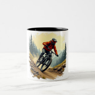 Café Em Dois Tons caneca de motociclista