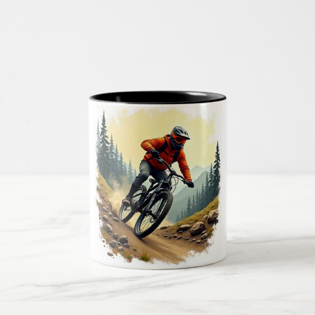 Café Em Dois Tons caneca de motociclista (Centro)
