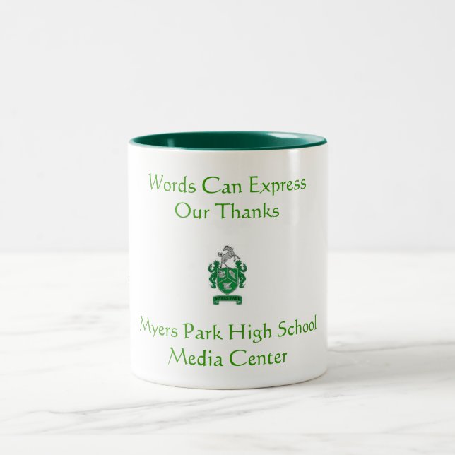 Café Em Dois Tons Caneca de MPHS Media Center (Centro)