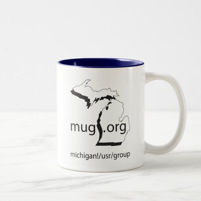 Café Em Dois Tons Caneca de MUGorg (Direita)