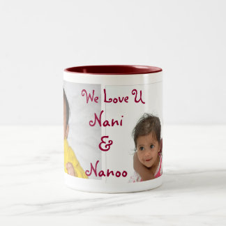 Café Em Dois Tons Caneca de Nani e de Nanoo