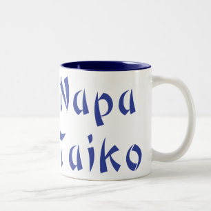 Café Em Dois Tons Caneca de Napa Taiko