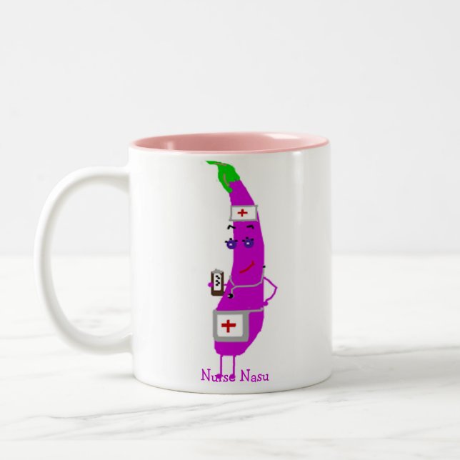 Café Em Dois Tons Caneca de Nasu da enfermeira (Esquerda)