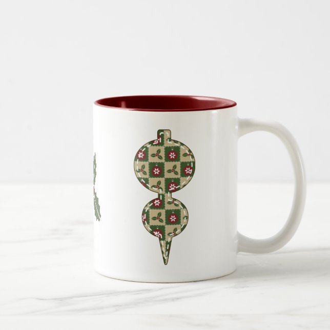 Café Em Dois Tons Caneca de Natal (Direita)